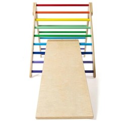 Kids Climbing Triangle Ladder Indoor Gym Playground Foldable Pikler Triangle Set
