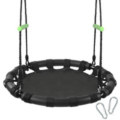 Tree Swing with PP Mat – Durable, Safe, and 24 inches diameter+No Extra Straps