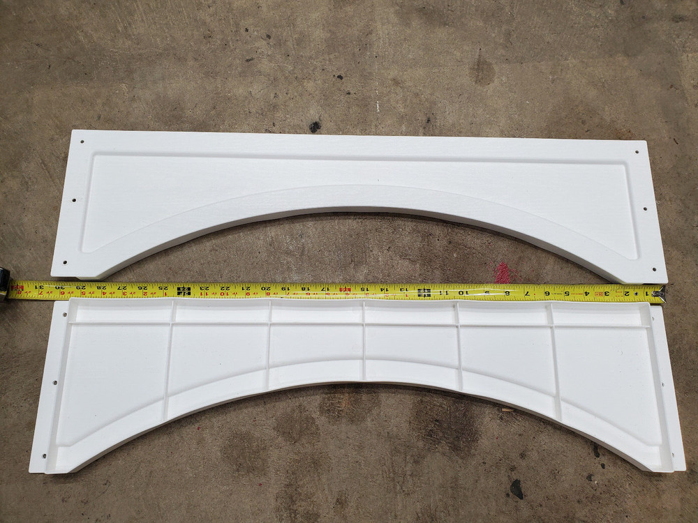 Backyard Discovery A6P00320 Side Arch Pair White 30″ W For 28″ Opening NEW