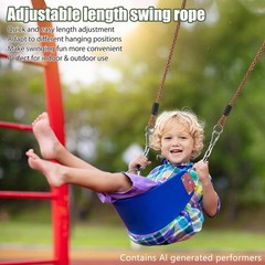 Tree Swing Straps Heavy Duty, Adjustable Tree Rope Swing (2 Pack) – PE Rope E…