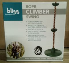 Bliss Hammocks BH-318S Rope Climber Swing Green 250lb Capacity NIB (A221-)