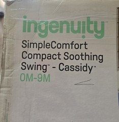 Ingenuity SimpleComfort Lightweight Compact 6-Speed Multi-Direction Baby Swi…