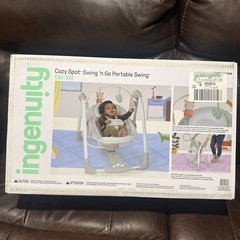 Ingenuity Cozy Spot Swing n Go 25.6″ (H) x 21.5″ (W) x 31.1″