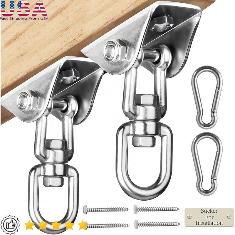 Heavy Duty Swing Hanger 304 Stainless Steel 1000lbs Capacity Easy Installation