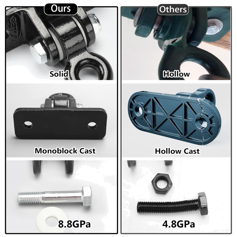 Black Swing Hangers for Indoor & Outdoor