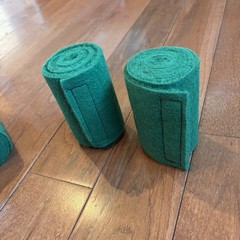 Ninja Obstacle Course Accessories – 4 Felt Tree Protectors, 1 Pair Swing Straps