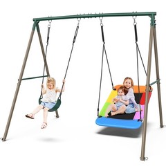Heavy Duty Swing Set Hapfan 45in Saucer Belt