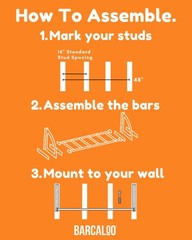 Kids Monkey Bars Indoor Playground Equipment, Jungle Gym for Climbing Indoors…
