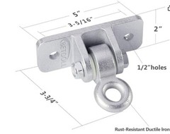 SET of 4 Heavy Duty Swing Hangers: 2400LB Stainless Steel Swivel Hooks, NEW