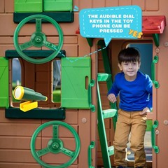 4 Pcs Kids Playground Accessories Playhouse Safety Handle Swingset Steering W…