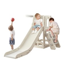Toddler Slide,Kids Climber Slide with Storage Space and Non-Slip Steps,Indoor…