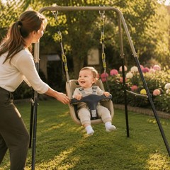 XNS001 Indoor-Outdoor Baby Swing Safety Seat Indoor Outdoor Toddlers Heavy Duty
