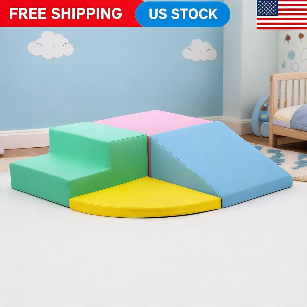 Foam Climbing Blocks for Toddlers and Preschoolers – Soft Climbing Indoor Set