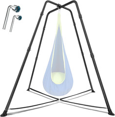 Swing Stand for Kids, 330LBS Heavy Duty Metal Swings Frame for Backyard Indoor,