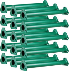 15 Set Metal Monkey Bars Ladder Rungs Set for Backyards Playground and Children