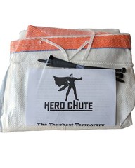 Hero Chute™ Heavy Duty 10ft Construction Chute Section Includes 4-120lb Ra