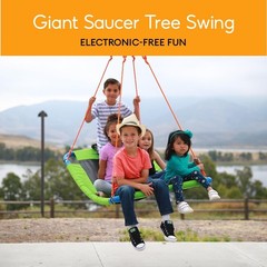 Platform Swing – Large Rectangle Saucer Swing for Kids and Adults