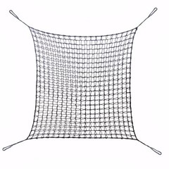 Climbing Cargo Net for Kids – Double Layers Heavy Duty 3.2 x 9.8 ft Black
