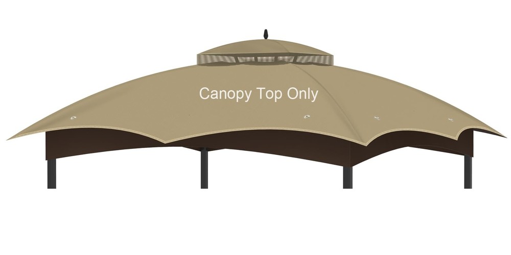 Replacement Gazebo Canopy Top Cover for 10 x 12, Double Tiered Waterproof Can…