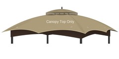 Replacement Gazebo Canopy Top Cover for 10 x 12, Double Tiered Waterproof Can…