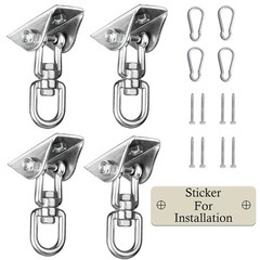 Heavy Duty Swing Hangers for Wooden Sets 2000 LB Capacity Hammock Hanger 360 …