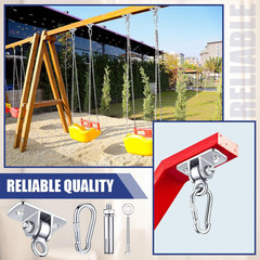 Heavy-Duty Swing Hangers Set for Indoor/Outdoor Use – 1800 Lb Capacity