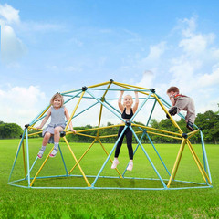 Climbing Dome-Outdoor Fun for Kids This 10 Ft. Geometric Dome Climber Supports u