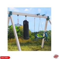 2400 lb Capacity Heavy Duty Swing Hangers for Wooden Sets Playground Porch In…