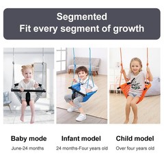Toddler&2-in-1 Baby Swing – Adjustable Rope Swings Seat for Kids | Indoor & O…