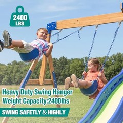 Heavy Duty Swing Hangers with Bearing, Porch Swing Hanging Kit 8 Packs Sliver