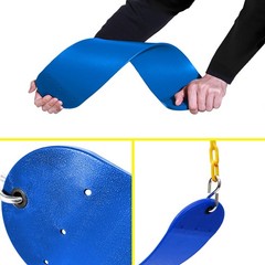 Heavy Duty Swing Seat for , Jungle Gym Swing Playground with Plastic Coated C…