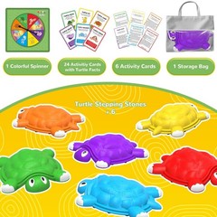 Stepping Stones for Kids 3 4 5 6 7 Year Old, Toddlers Turtle Balance Climbing…