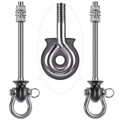 Dolibest Set of 2 Permanent Antirust Stainless 9.64”, Silver 9.67” 2 Pack