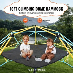 VEVOR Dome Climber Hammock Accessory for 10ft Climbing Dome 350 lbs Load-Bearing