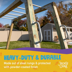 DIY Monkey Bars Kit 12 Pack Heavy Duty and Durable Do It Yourself Uv-Resistan…