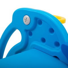 TOBBI 3 in 1 Kids Slide&,Baby Climber Activity Center w/ Basketball Hoop & Ball