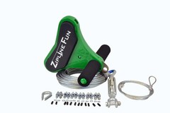 ZL70 Zipline Fun Playground Trolley Playset Zip Line Wire Trolley 70ft 30-7021