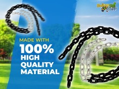 Swing Set Stuff Inc. 3.5 Ft. Coated Trapeze Chain (Black) accessories wood play