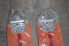 NOS 2 Vintage Playground Swing Seats Heavy Duty Metal Ring Comfortable