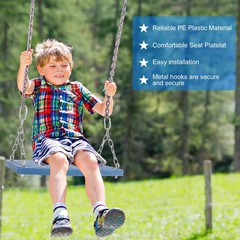 Swing Seat-Heavy Duty Non Slip Tree Swing Set Playground Swing Set Accessorie…