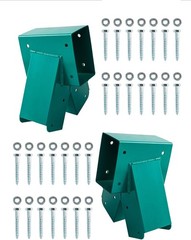 Swing Set Brackets – Heavy Duty Steel Kit, 2 DIY Wooden Swing Hardware Bracket