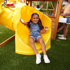 Castlewood Wooden Swing Set Playset with Clubhouse Mailbox Slide and Play Kitche
