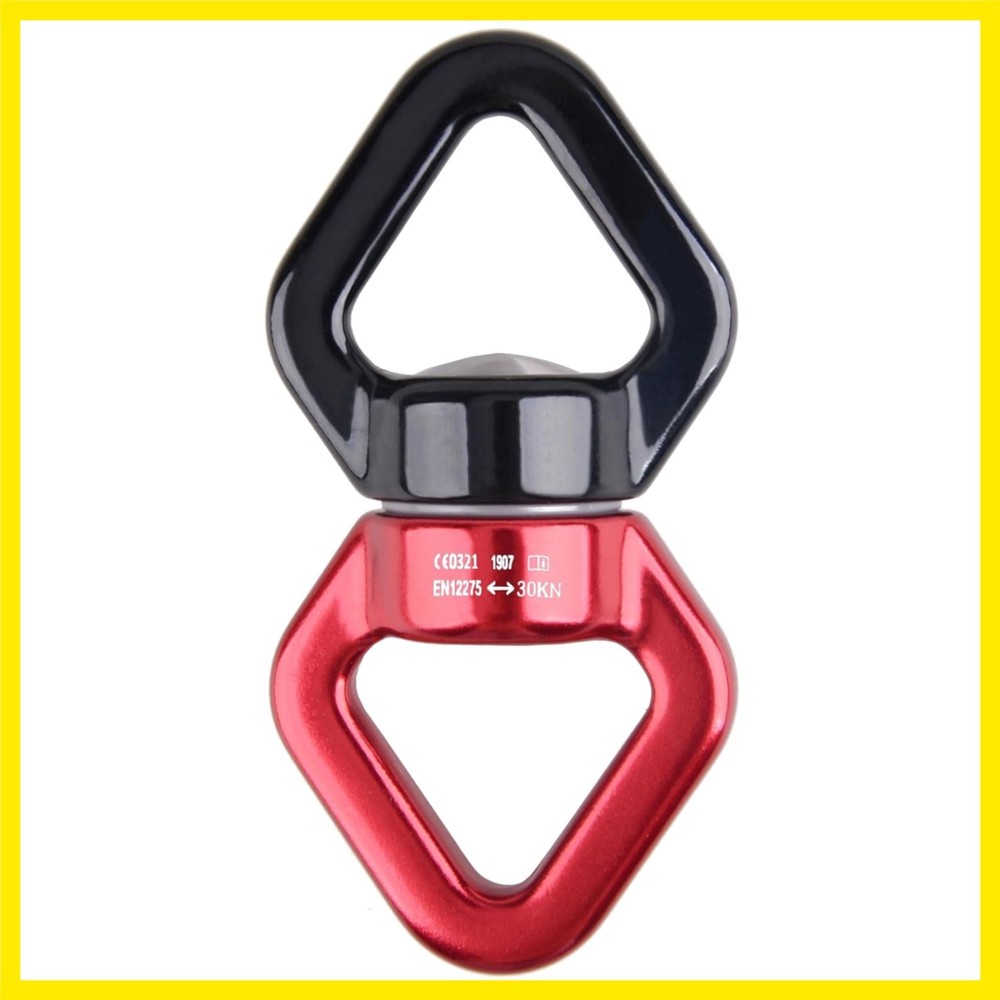 30 kN Tree Swing Swivel Spinner, Safest Rotational Climbing Rope Devices Hang…