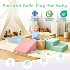 Climbing Toys for Toddlers , Toddler Climbing Toys Indoor, 5-Piece Foam Climbing