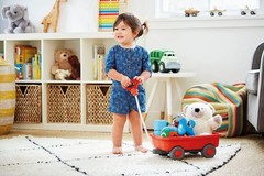 Ergonomic Orange Wagon Toy for Children – Safe & Eco-Friendly Playtime Adventure