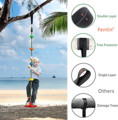 Tree Swing for Kids Backyard Single Disc Rope Climbing Swing Seat for Tree Indoo