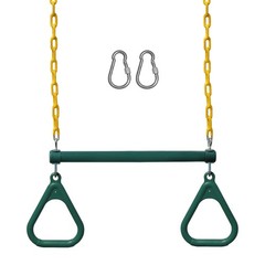 Jungle Gym Kingdom Swing Sets for Backyard, Monkey Bars & Swingset Green