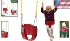 Durable Toddler Swing Seat – High Back Style with Easy Setup for Outdoor Fun