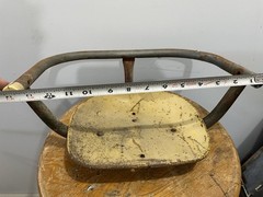 Vintage Metal Swingset Swing Seat Yellow Rare!