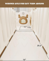 12 in 1 Toddler Slide, Kids Indoor Slide for Toddlers 1-3, New Upgrade with Golf